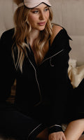 BLACK BAMBOO CLASSIC PJ SET