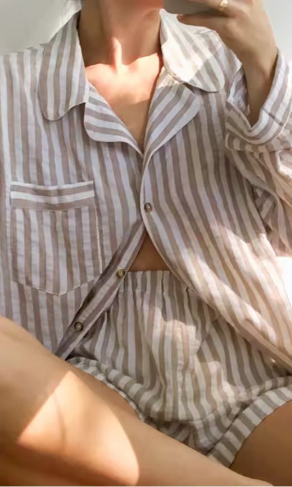 LATTE 100% COTTON PJ LOUNGE SET - COMING SOON!