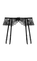 PARIS BLACK LACE SUSPENDER
