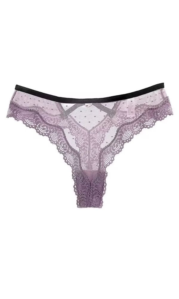 VIOLET SWEETHEART SOFT LACE FRENCH G
